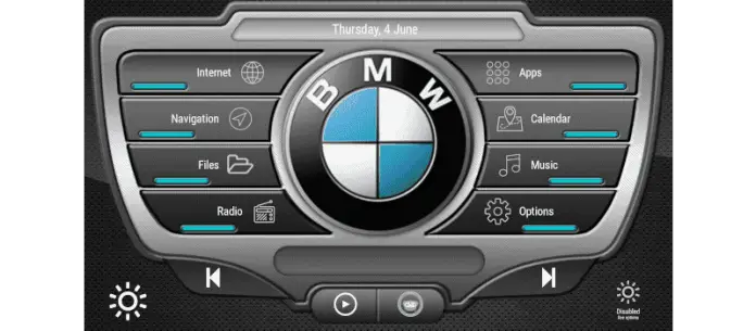 BMW logo on android headunit