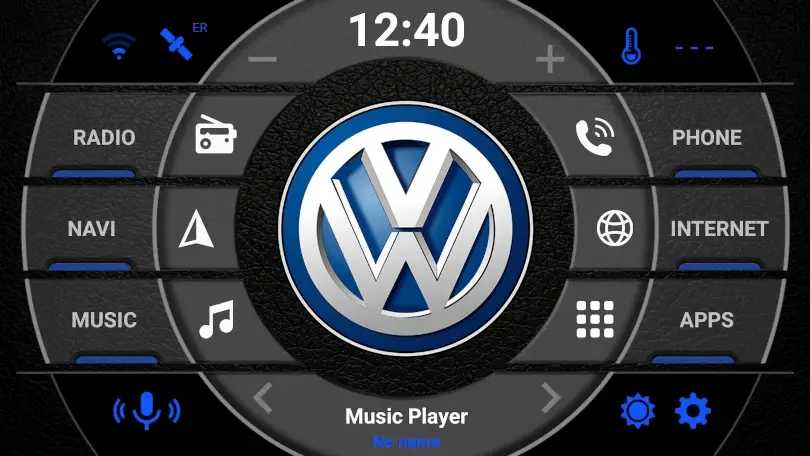 VW logo on android headunit