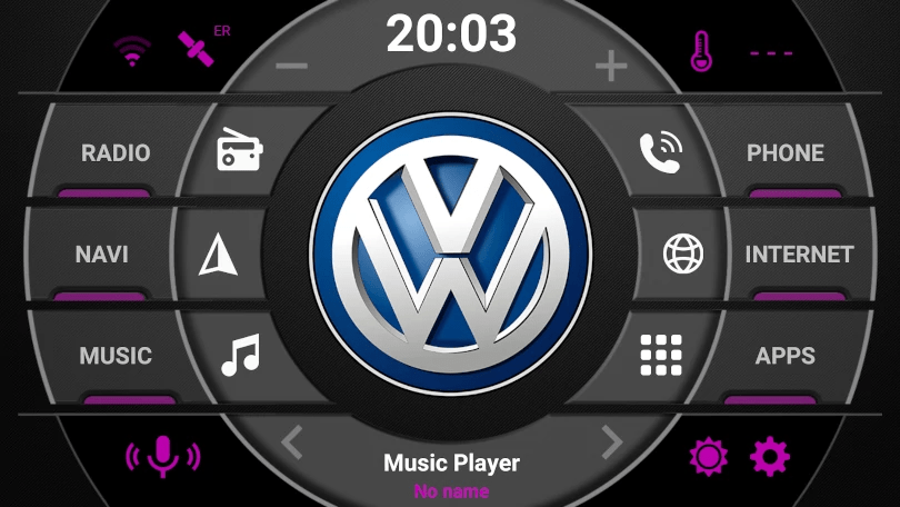 VW logo on android headunit