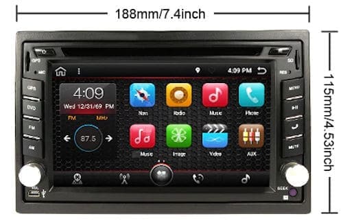 best universal fit android headunit DSP dimensions