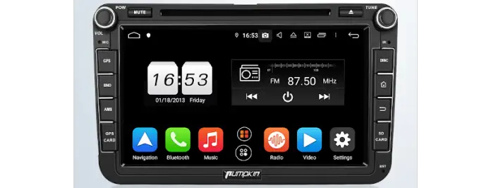 Replacement VW EOS stereo with SatNav