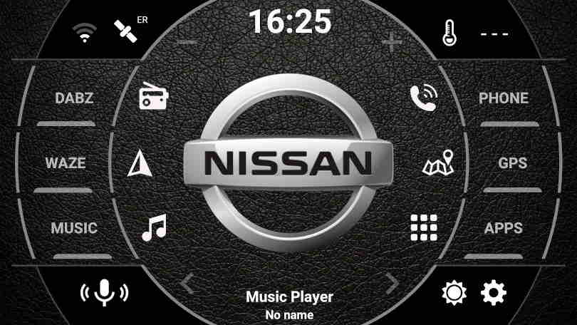 NIssan logo on android head unit 