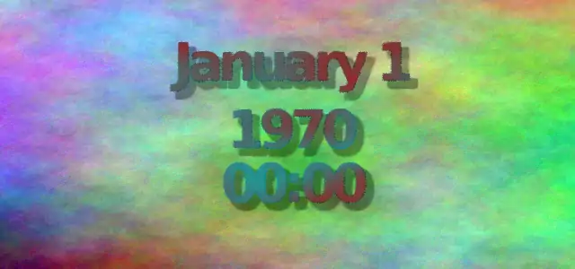 January 1st 1970