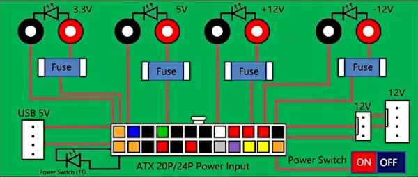 bench tester circuit diagram