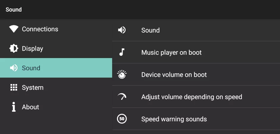 Android Headunit volume at boot setting in FCC Car Launcher 