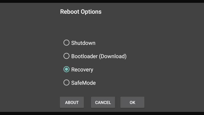 Android head unit root Recovery mode boot 